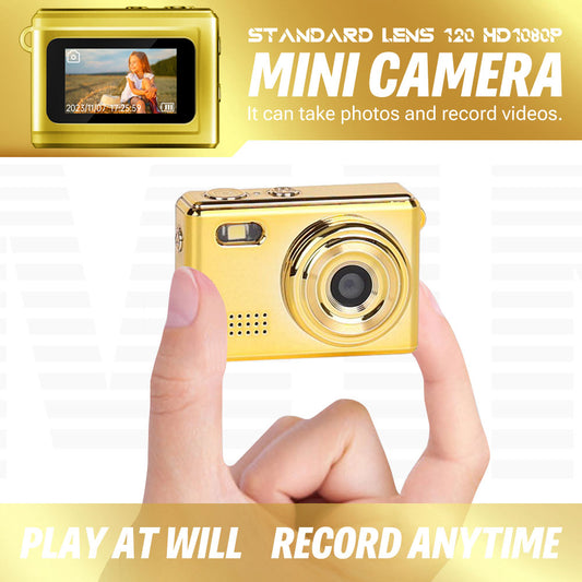 DC23 Metal Limited Color Keychain Camera- Gold